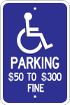 Missouri, MO Standard Handicapped Signs