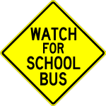 s3-3 watch for school bus sign