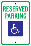 Colorado, Co Standard Handicapped Sign r7-8