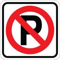 AR-217 No Parking (Symbol) Sign
