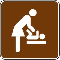 Baby Changing Station Signs RS-138