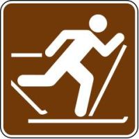Cross Country Skiing Signs RS-046