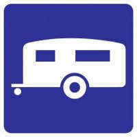 D9-3a Trailer Camping Symbol Guide Signs