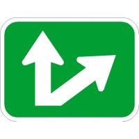 Diagonal/Straight Bike Signs M7-7