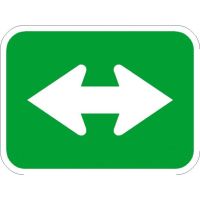 Double Arrow Bike Signs M7-5