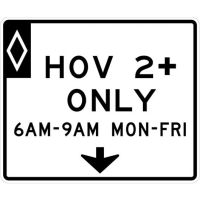 HOV Lane Assignment R3-14