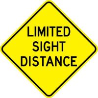 Limited Sight Distance W14-4
