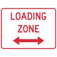 Loading Zone (plaque) R8-3gP