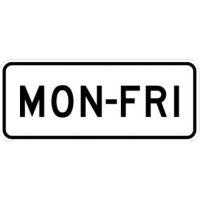 Day Of Week Sign S4-6