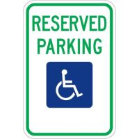 Montana Handicap Parking Sign R7-8MT