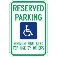 Nevada Handicap Parking Sign R7-8nv