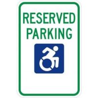 New York Handicap Parking Sign R7-8ny