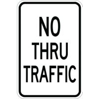 No Thru Traffic AR-702