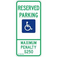 North Carolina Handicap Sign R7-8nc