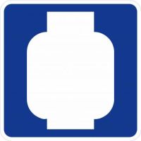 Propane Symbol Sign D9-15