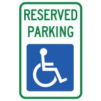 South Dakota Handicap Parking Sign R7-8 sd