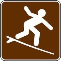 Surfing Recreation Signs RS-059