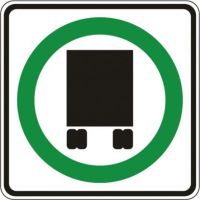 Truck Permitted Sign R14-4