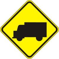 Truck Crossing Sign