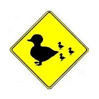 Duck Crossing Sign