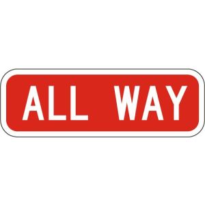 All Way Sign  - R1-4