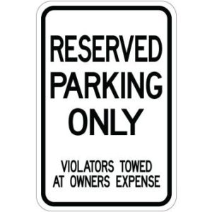 Reserved Parking Violators - AR-144