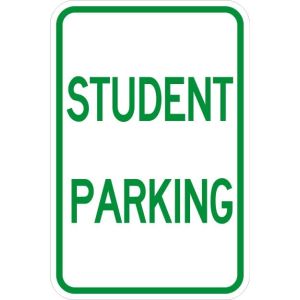 Student Parking Signs - AR-149