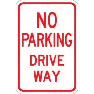 No Parking Drive Way - AR-208