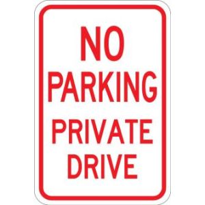 No Parking Private Drive - AR-209