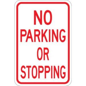 No Parking Or Stopping  - AR-215