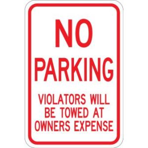 No Parking Violators - AR-223