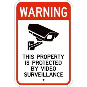 Video Surveillance Signs - AR-243