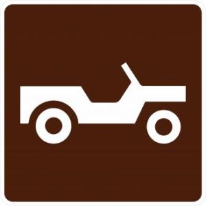4WD Vehicle Road/Trail Sign - RL-140