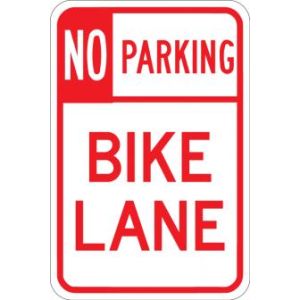 No Parking Bike Lane - AR-229