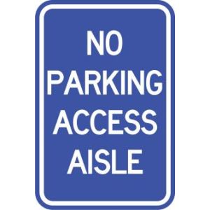 No Parking Access Aisle  - AR-241