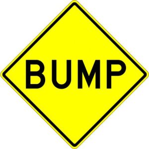 Bump Sign  - W8-1
