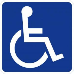 Handicap Accessible Symbol Sign - D9-6