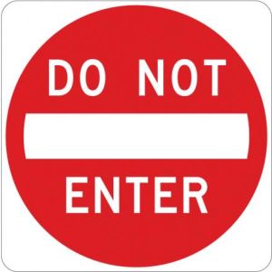 Do Not Enter Sign - R5-1