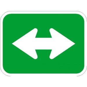 Double Arrow Bike Signs - M7-5