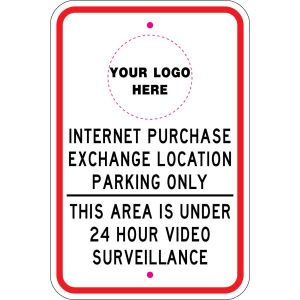Internet Purchase Exchange Location Parking Sign - AR-732