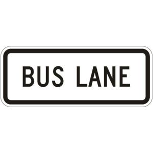 Bus Lane (Plaque) Sign - R3-5g