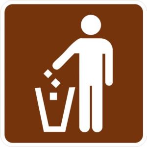 Litter Container Sign - RG-130