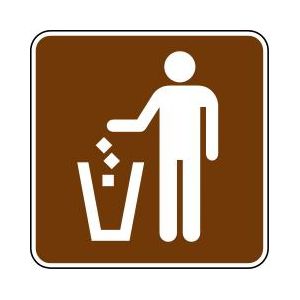 Litter Receptacle Signs  - RS-086
