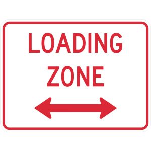 Loading Zone (plaque) Sign - R8-3gP