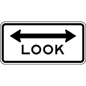 Look Sign - R15-8