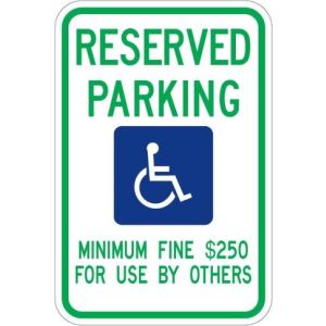 Nevada Handicap Parking Sign  - R7-8nv