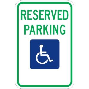 New Mexico Handicap Parking Sign - R7-8nm
