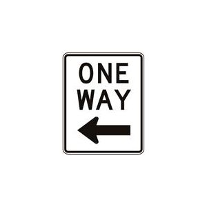 One Way Sign Left - R6-2l
