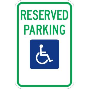 Wyoming Handicap Parking Sign - R7-8WY