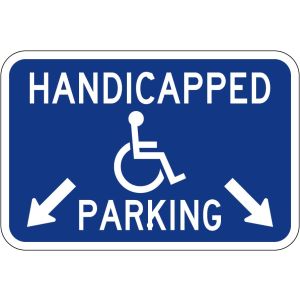 Handicapped Parking Sign - AR-307